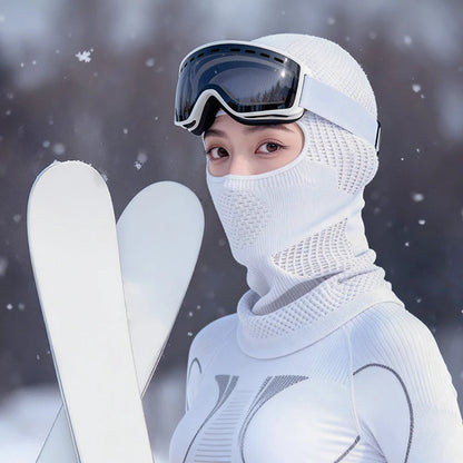 Winter Warm Balaclava Full Face Mask - Unisex Elastic Thermal Cycling & Ski Hood