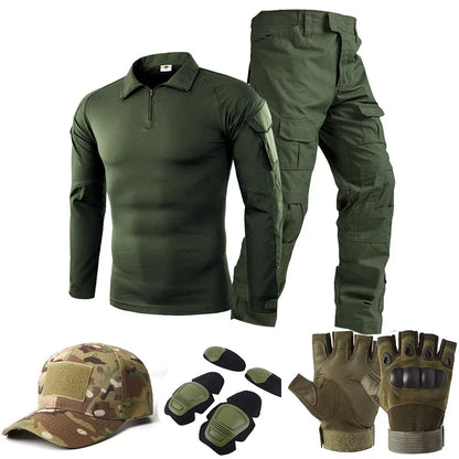Men's Tactical All-Terrain Outdoor Uniform Suit Set