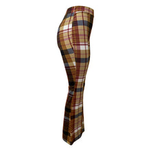 Plaid Printed Straight Leg Pants