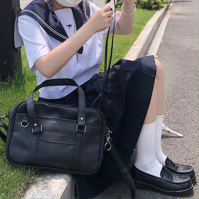 Japanese JK Style Waterproof Shoulder Bag & Crossbody Tote