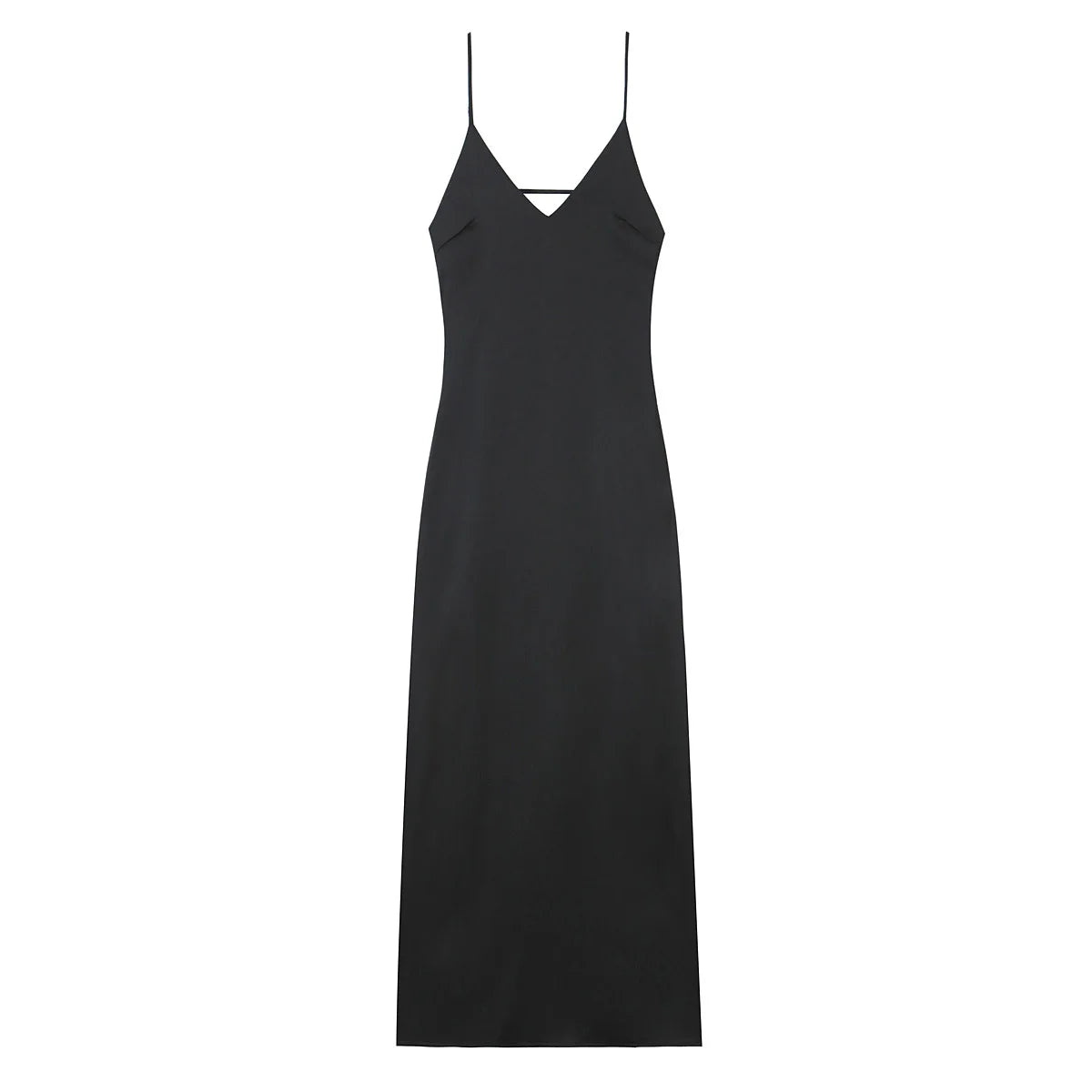 Yellow Stain Sleeveless Loose Fit Dress