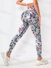 Printed High Waistband Leggings with Pockets