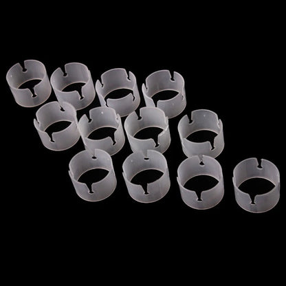 20Pcs Plum Blossom Balloon Clips - Ring Buckle & Arch Accessories for Birthday & Wedding Decor