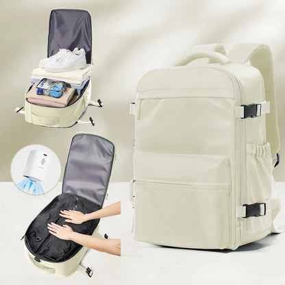 Vacuum Compression Expandable Travel Backpack & Laptop Bag