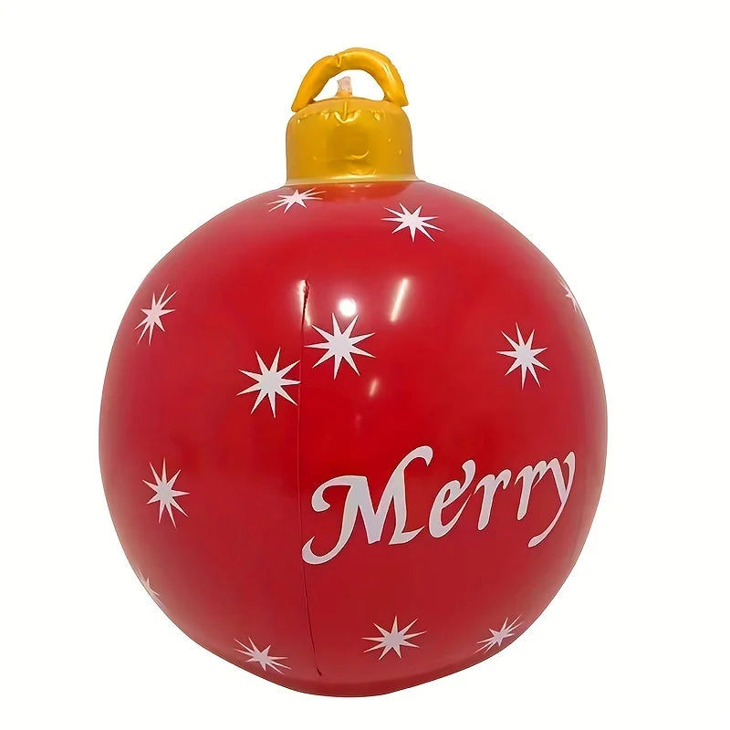 60cm Giant Outdoor Inflatable Christmas Ball Ornament