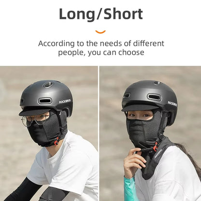 ROCKBROS Summer UV Protection Ice Silk Cycling Balaclava Mask