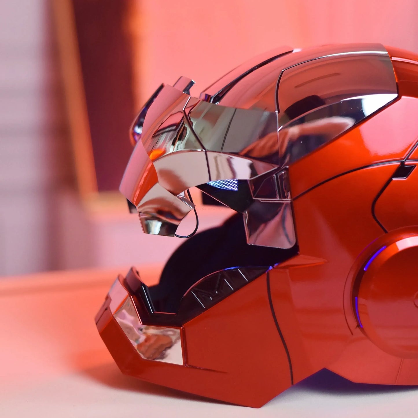 AutoKing 1/1 Mk5 Iron Man Helmet Voice Control Eyes with Light