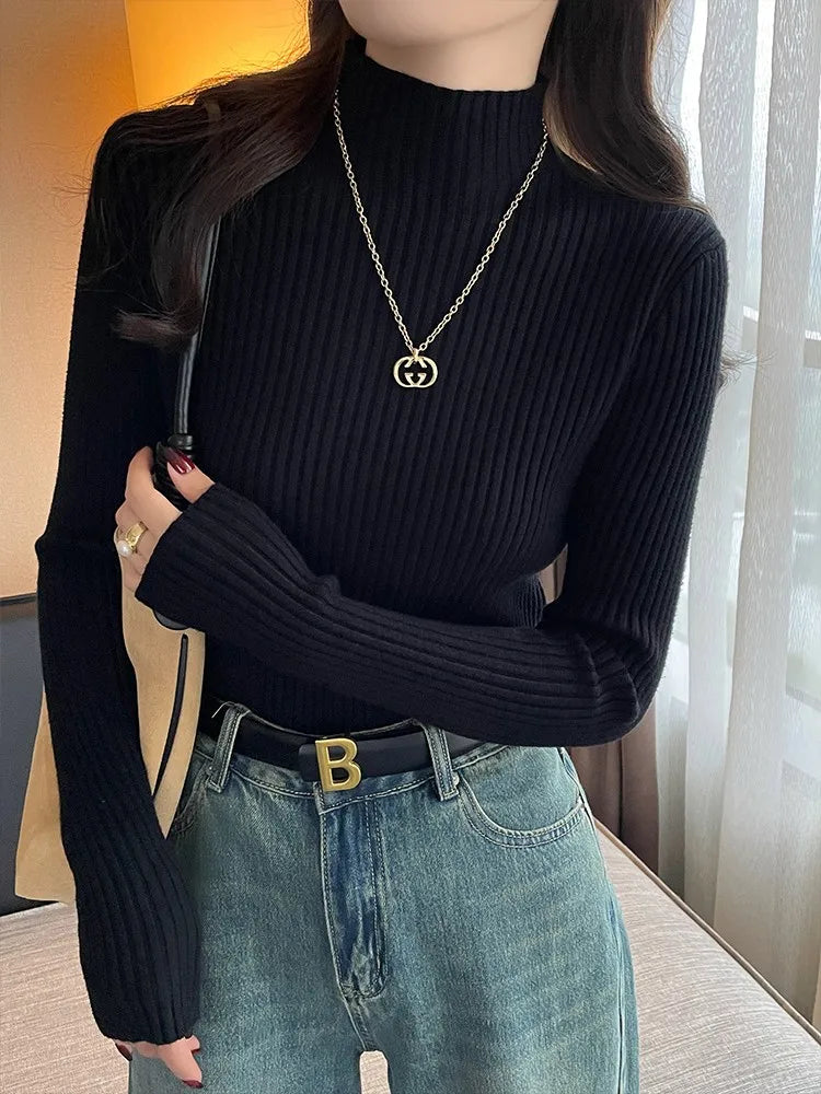 Pullover Casual Turtleneck Sweater