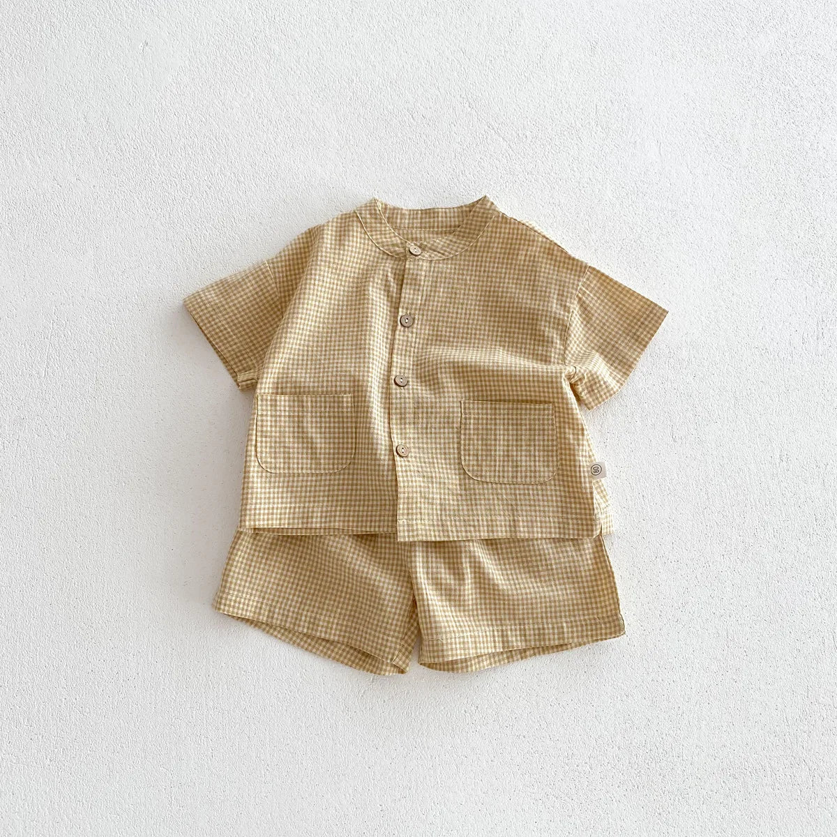 MILANCEL Toddler & Kids Short Sleeve Shirt and Shorts Set