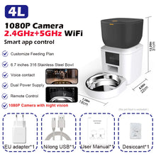8L Smart Automatic Pet Feeder with 1080P HD Camera