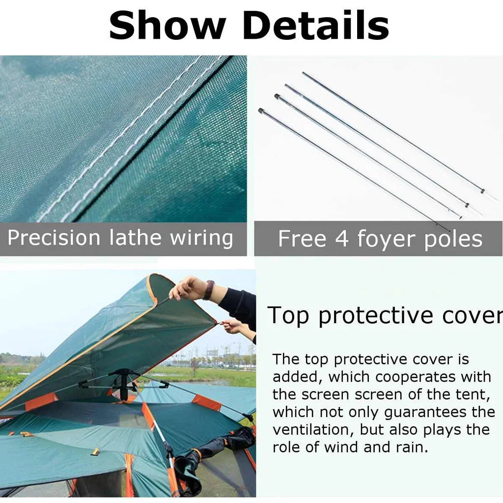 Goture Portable Automatic Waterproof Double Layer Tent