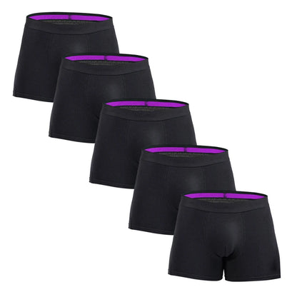 BONITOS Men's Cotton Printed Boxer Shorts Set (5 - Pair)