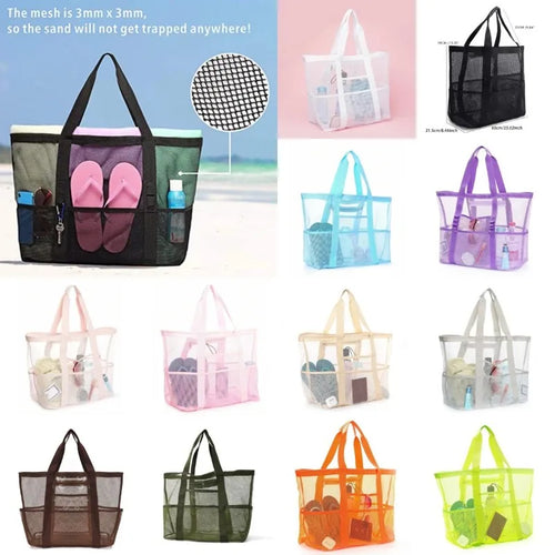 Mesh Transparent Beach Bag