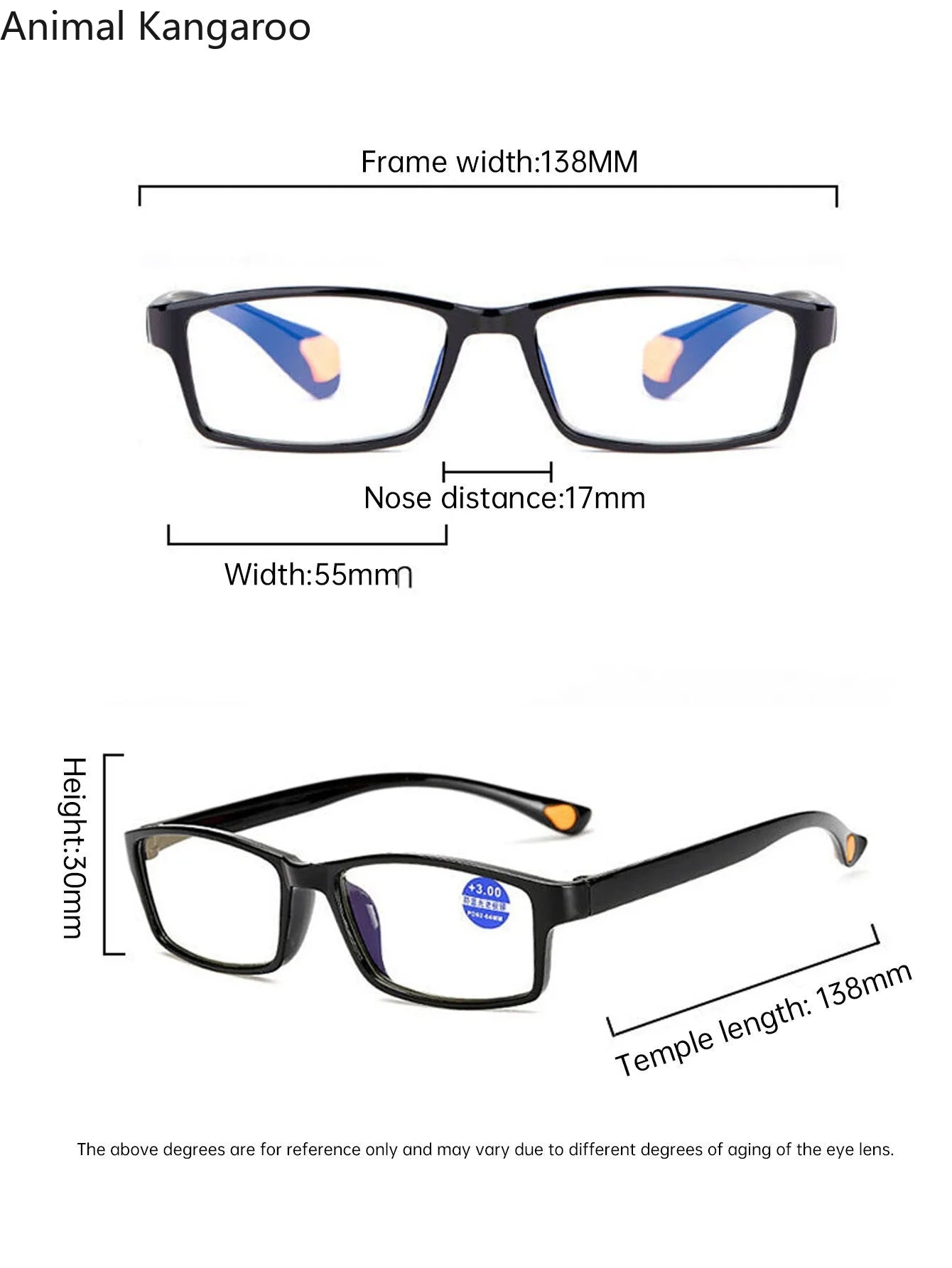 10-Pack Unisex Ultra-Light Anti-Blue Light Reading Glasses – Rectangle Frame Readers (+1.0 to +4.0)