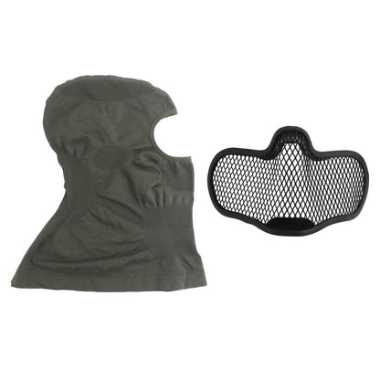 Tactical Venom Balaclava V1 – Full-Face Breathable Mask with Steel Mesh Protection