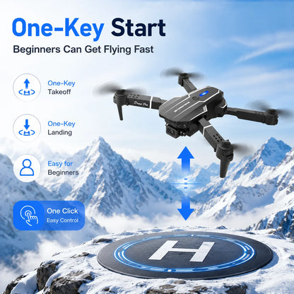 ZNLYRION Foldable 8K HD Dual Camera RC Drone with Brushless Motor