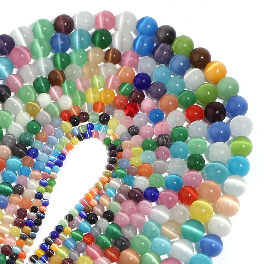 Natural Stone Jade Loose Spacer Beads for DIY Jewelry