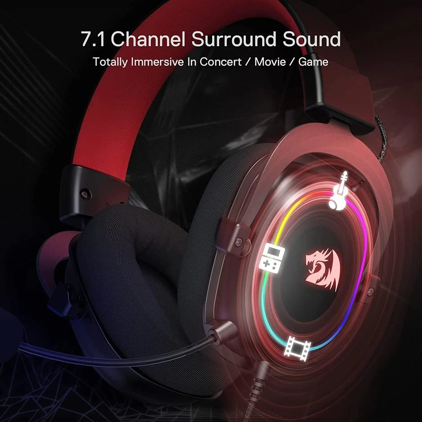 Redragon H510 Zeus-X RGB Wired Backlit Gaming Headset