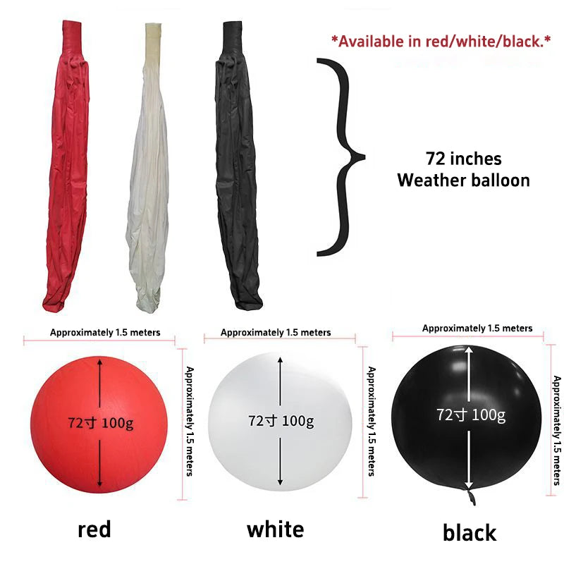 Giant Latex Balloon (48" to 120" Jumbo Party & Event Decoration)