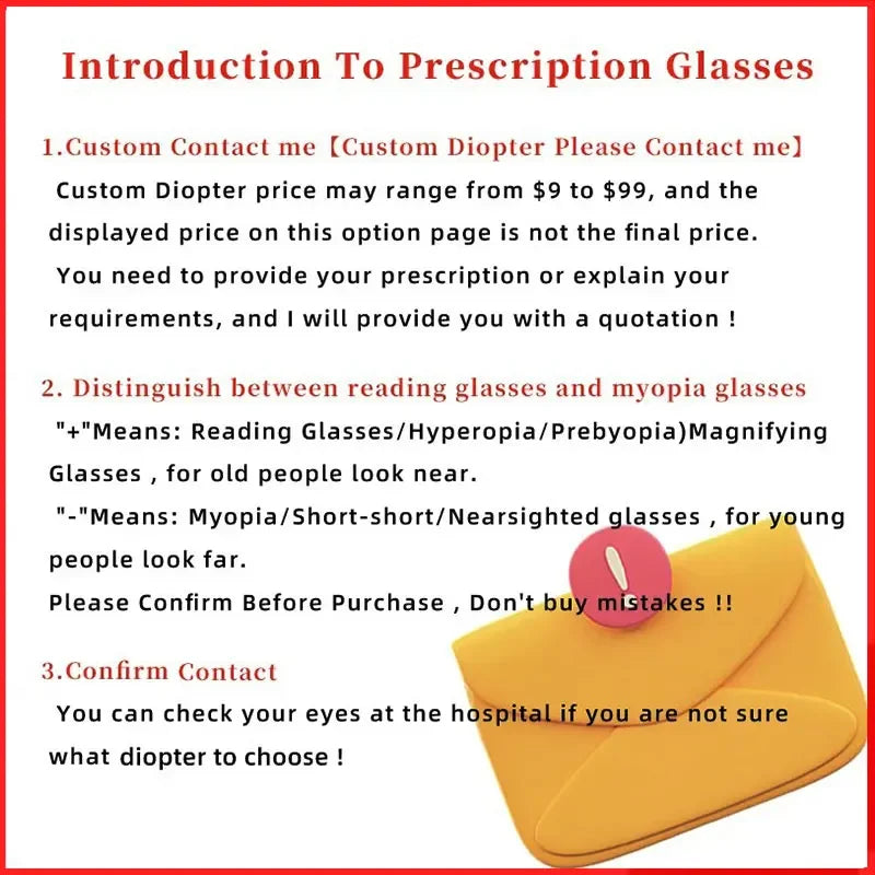 Square Anti Blue Light Reading Glasses