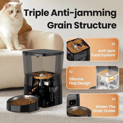 ROJECO Automatic Pet Feeder Smart Control