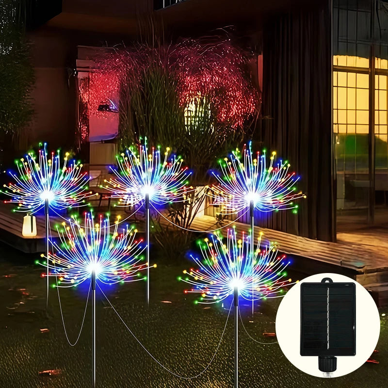 6-Pack Outdoor Solar Garden Lights - IP65 Waterproof LED Landscape Lamps