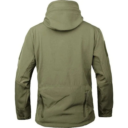 Men's Hooded Casual Military Outdoor Utility Jacket