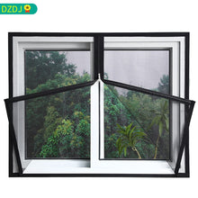 Window Mesh with zipper Self-adhesive Attachment