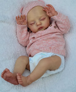 19 Inch Lifelike Reborn Lily & Irys Twins Soft Body Baby Dolls