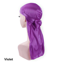 Satin Solid Color Sleeping Cap