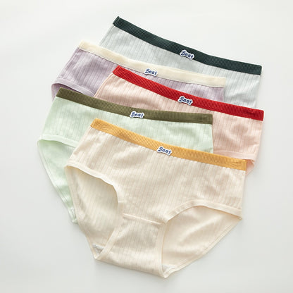 Seamless 5Pcs/Set Cotton Underwear