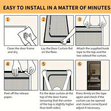 Breathable U-shaped Pet Proof Mesh Door