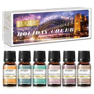 EUQEE 6pcs Fragrance Oils Set 10ml