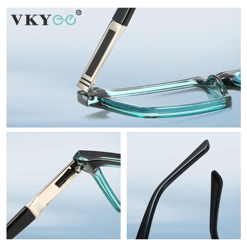 VICKY Geometric Square Large Frame Design Reading Glasses