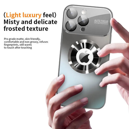 Titanium Metallic Luxury Matte MagSafe Case for iPhone