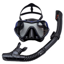 Anti-Fog Silicone Tempered Glass Snorkeling Mask