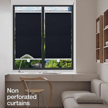 Cordless Retractable Roller Shades No Drilling Blackout