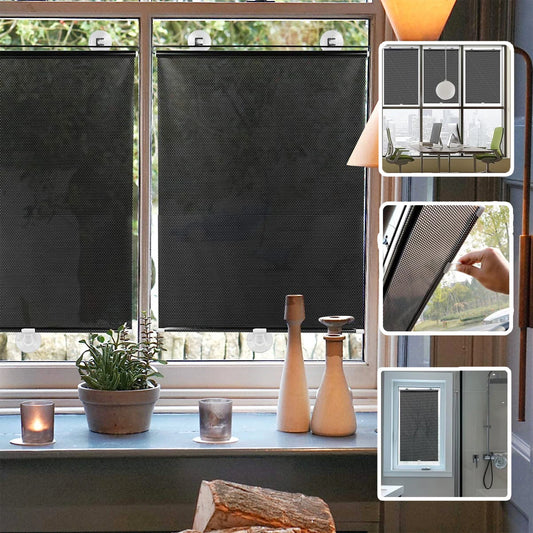 Blackout Roller Home Blinds Nail-Free