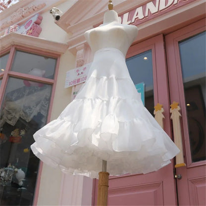 Full White Hoop Petticoat Underskirt Slip for Wedding & Quinceañera Gowns