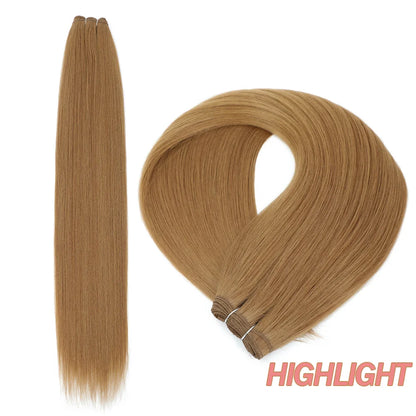 Bone Straight Synthetic Hair Bundles