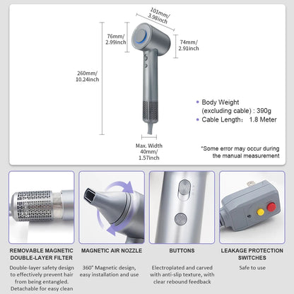 Vancostar High-Speed Professional Ionic Hair Dryer