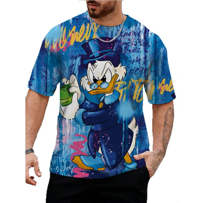 Duck Print Trendy T-shirt