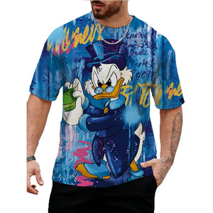 Duck Print Trendy T-shirt