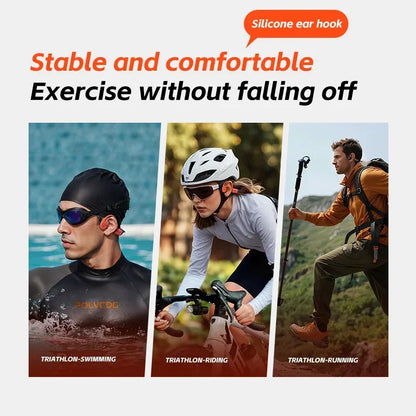POLVCDG Bone Conduction Swimming Earphones
