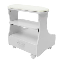 Foot Rest Pedicure Trolley Stool with Wheels