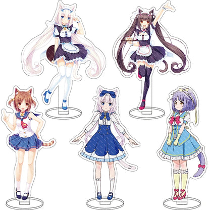 NEKOPARA 16CM Anime Acrylic Stand Figure (Chocola, Vanilla, & Friends)