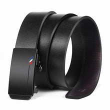 Genuine Leather Metal Automatic Buckle Belt
