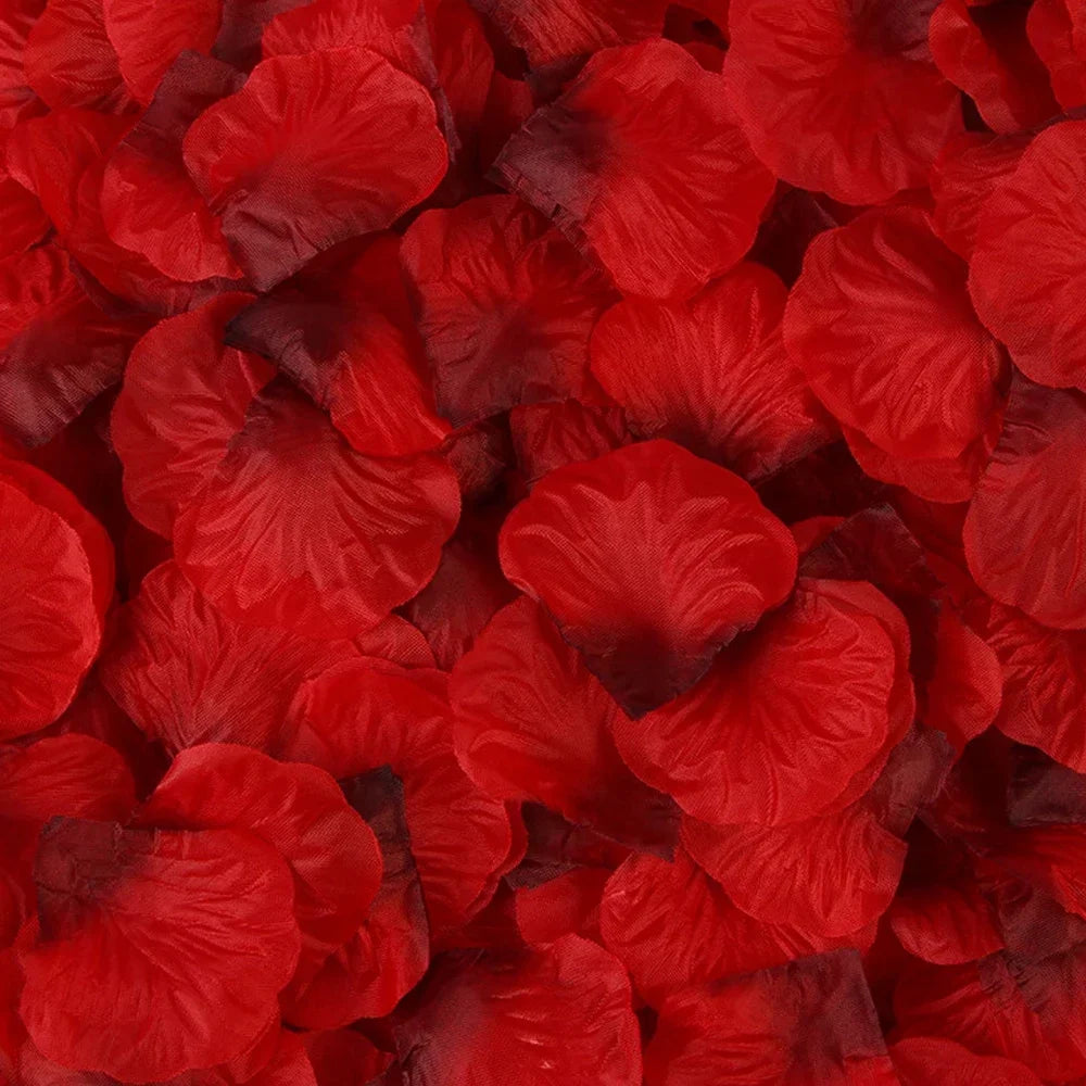 100-10000Pcs Colorful Artificial Rose Petals