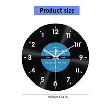 Vinyl Record Counterclockwise Wall Clock
