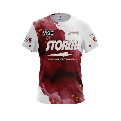 Storm Teal Graphic Performance Bowling Jersey